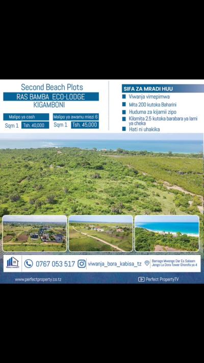 Plots for sale at Kigamboni, Dar Es Salaam