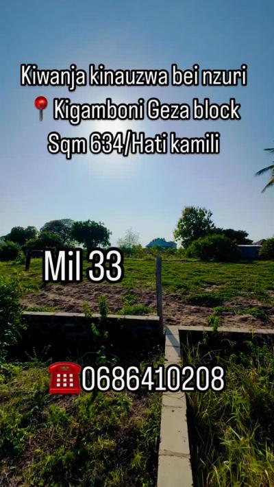 Plot for sale at Kimbiji, Dar Es Salaam