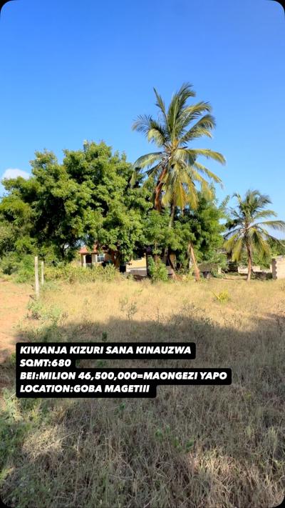 Plot for sale at Goba, Dar Es Salaam