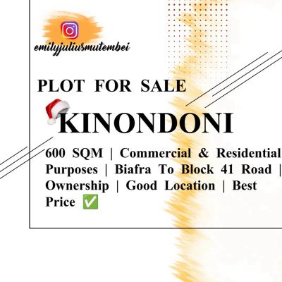 Plot for sale at Kinondoni, Dar Es Salaam