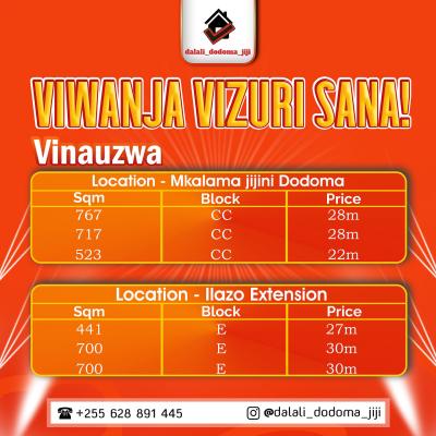 Viwanja vinauzwa Mtumba, Dodoma