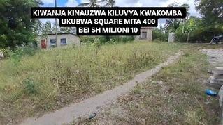 Kiwanja kinauzwa Kiluvya, Pwani