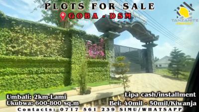 Plots for sale at Goba, Dar Es Salaam