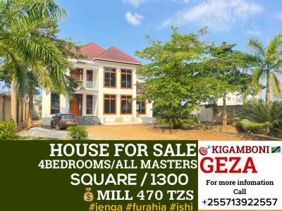 4 Bedrooms House for sale at Kigamboni, Dar Es Salaam