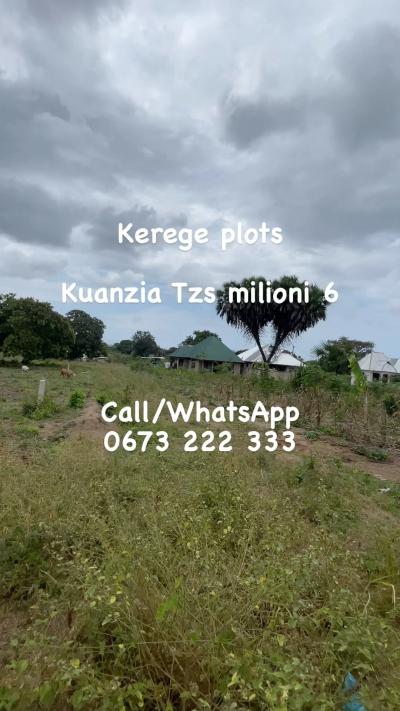 Plot for sale at Kerege, Pwani