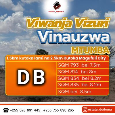 Viwanja vinauzwa Mtumba, Dodoma