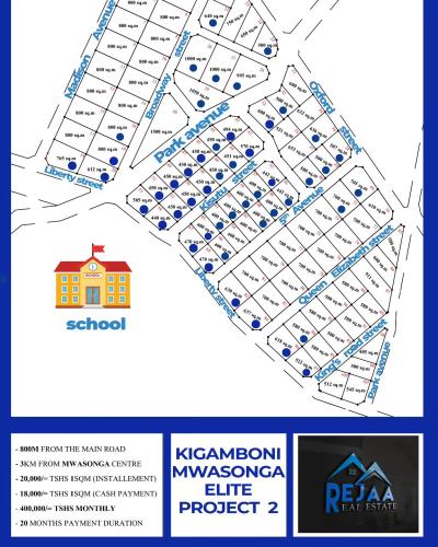 Plots for sale at Kigamboni, Dar Es Salaam