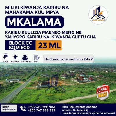 Plot for sale at Hazina, Dodoma