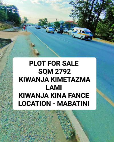 Plot for sale at Mabatini, Mbeya