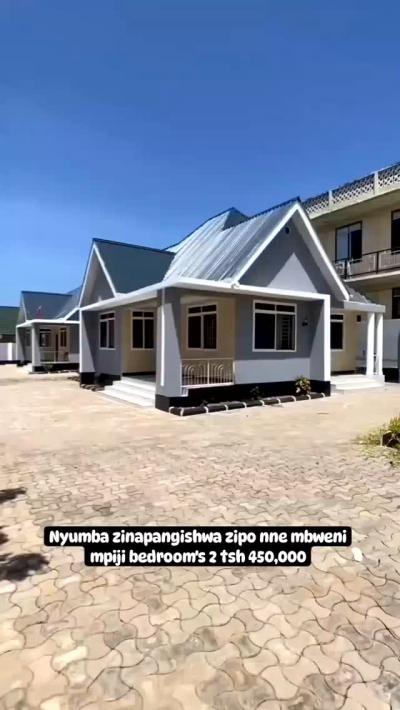 Nyumba/Apartment ya vyumba viwili inapangishwa Mbweni, Dar Es Salaam