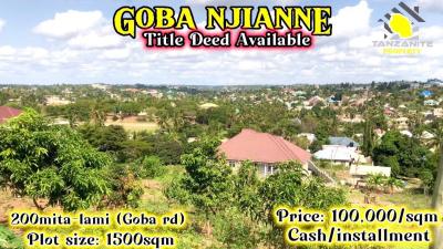 Plot for sale at Goba, Dar Es Salaam