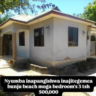 Nyumba ya vyumba vitatu inapangishwa Bunju, Dar Es Salaam