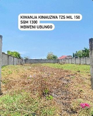 Plot for sale at Mbweni, Dar Es Salaam