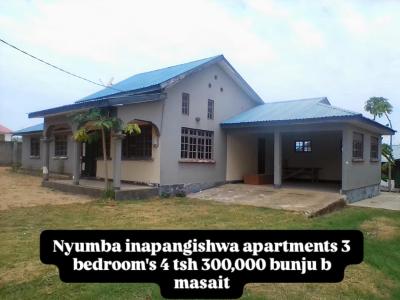 Nyumba/Apartment ya vyumba vinne inapangishwa Bunju, Dar Es Salaam