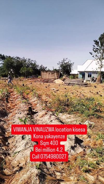 Plots for sale at Kisesa, Mwanza