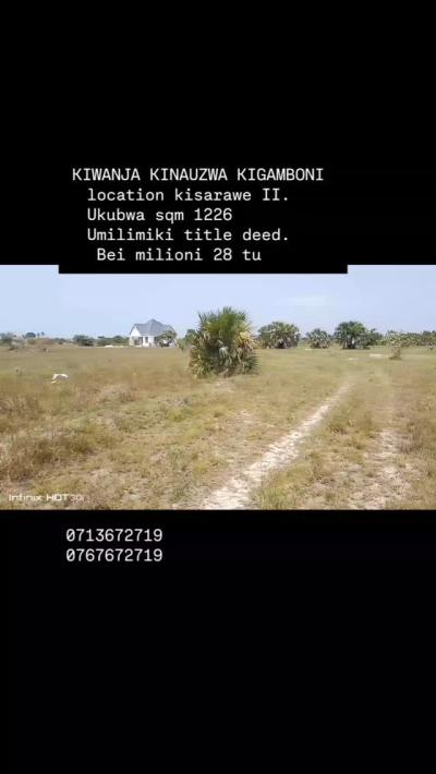 Plot for sale at Kigamboni, Dar Es Salaam