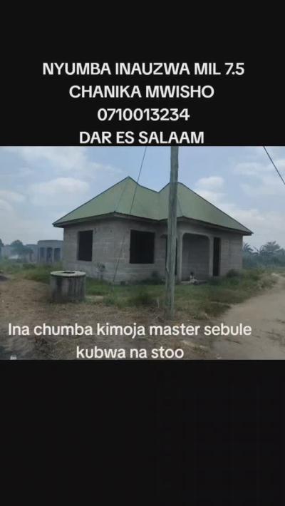 Nyumba ya chumba kimoja inauzwa Chanika, Dar Es Salaam