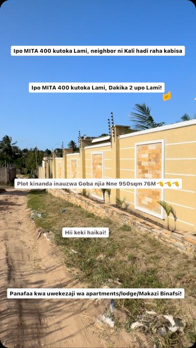 Plot for sale at Goba, Dar Es Salaam