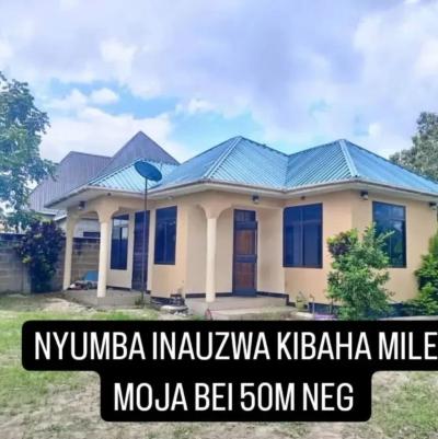 Nyumba ya vyumba viwili inauzwa Kibaha, Pwani