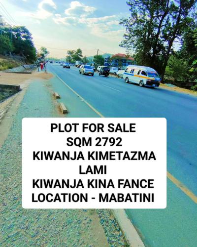 Plot for sale at Mabatini, Mbeya