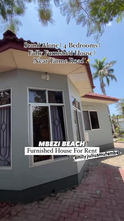 4 Bedrooms Furnished House for Rent at Mbezi, Dar Es Salaam