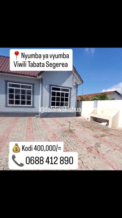 Nyumba/Apartment ya vyumba viwili inapangishwa Segerea, Dar Es Salaam