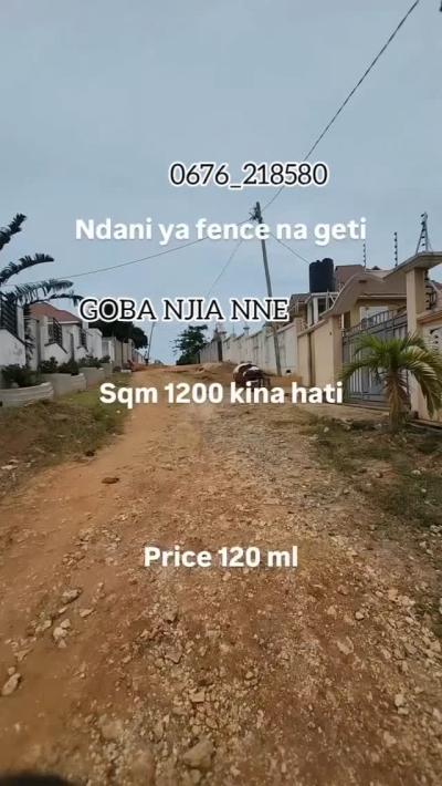 Plot for sale at Goba, Dar Es Salaam