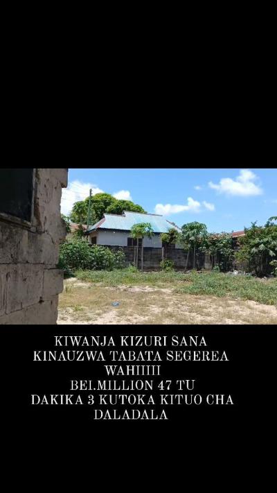 Plot for sale at Tabata, Dar Es Salaam