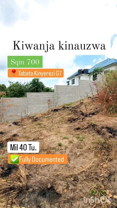 Plot for sale at Mbezi, Dar Es Salaam