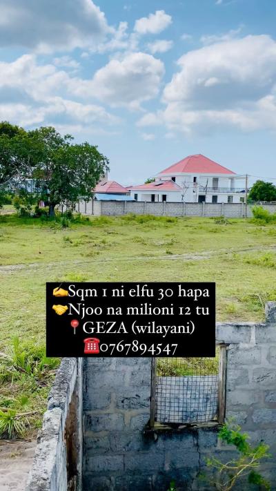 Plots for sale at Kigamboni, Dar Es Salaam