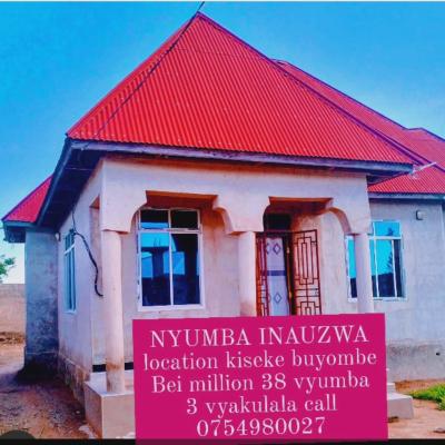 Nyumba ya vyumba vitatu inauzwa Kiseke, Mwanza