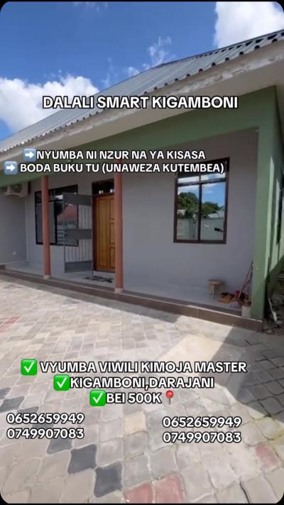 2 Bedrooms House for Rent at Kigamboni, Dar Es Salaam