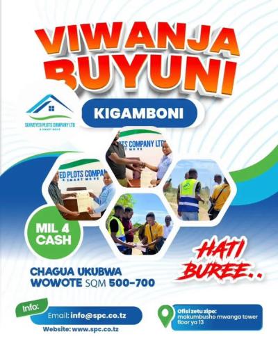 Viwanja vinauzwa Buyuni, Dar Es Salaam