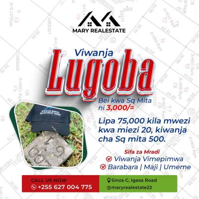 Viwanja vinauzwa Lugoba, Pwani