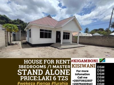 3 Bedrooms House for Rent at Kigamboni, Dar Es Salaam