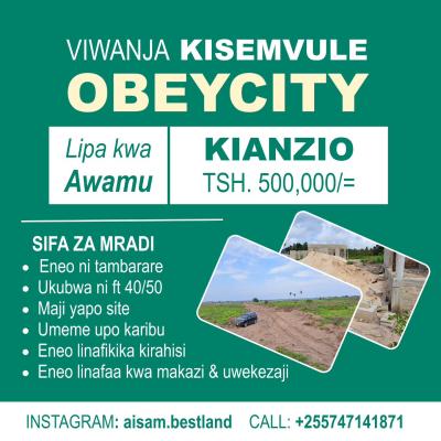 Plots for sale at Kipande, Rukwa