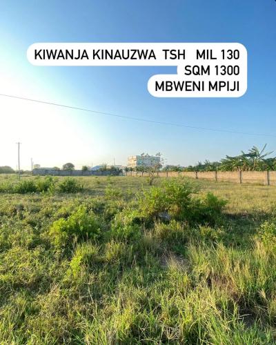 Plot for sale at Mbweni, Dar Es Salaam