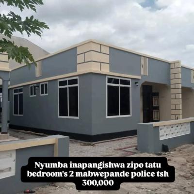 Nyumba/Apartment ya vyumba viwili inapangishwa Mabwepande, Dar Es Salaam