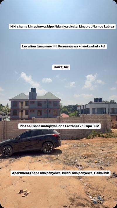 Plot for sale at Goba, Dar Es Salaam