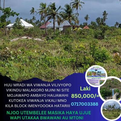 Plots for sale at Kipande, Rukwa