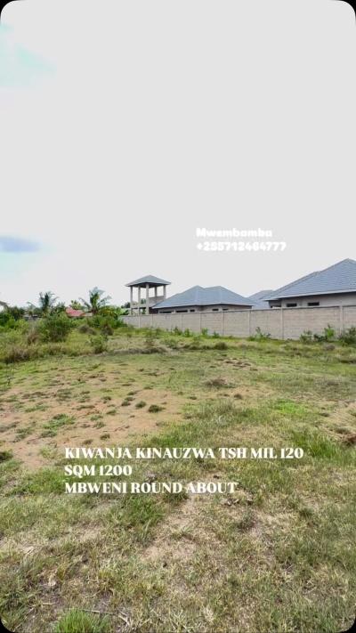 Plot for sale at Mbweni, Dar Es Salaam