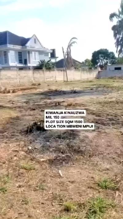 Plot for sale at Mbweni, Dar Es Salaam