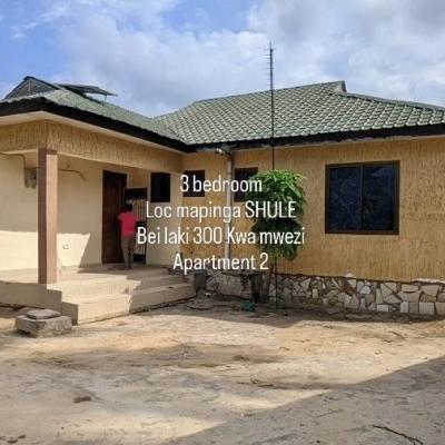 3 Bedrooms House/Apartment for Rent at Mapinga, Pwani