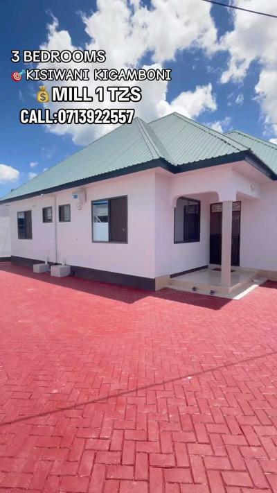 3 Bedrooms House for Rent at Kisiwani, Kilimanjaro