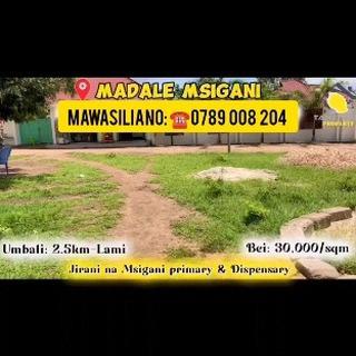 Plots for sale at Madale, Dar Es Salaam