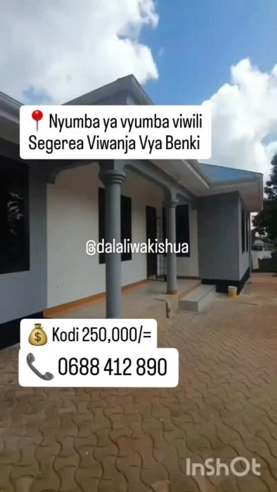 Nyumba/Apartment ya vyumba viwili inapangishwa Tabata, Dar Es Salaam