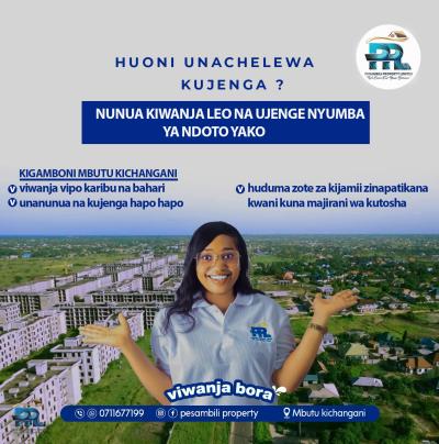 Plots for sale at Kigamboni, Dar Es Salaam