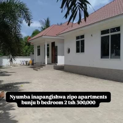 Nyumba/Apartment ya vyumba viwili inapangishwa Bunju, Dar Es Salaam