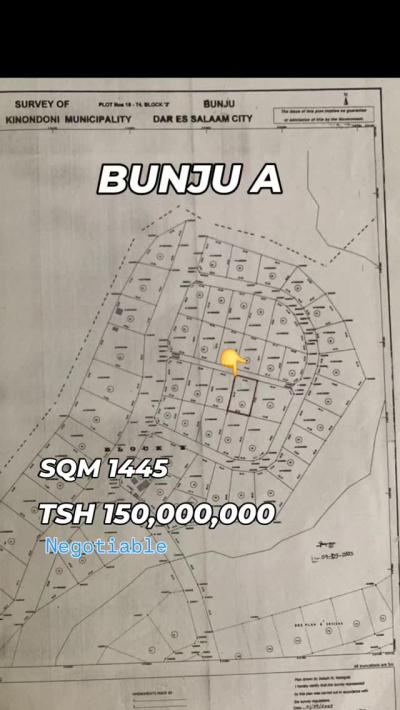 Kiwanja kinauzwa Bunju, Dar Es Salaam