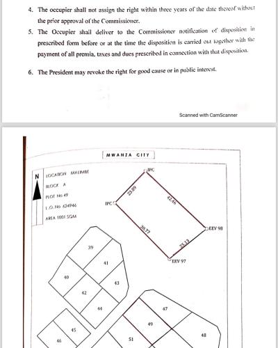 Plot for sale at Mkolani, Mwanza